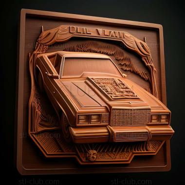 3D модель Cadillac Deville 1977 1984 (STL)